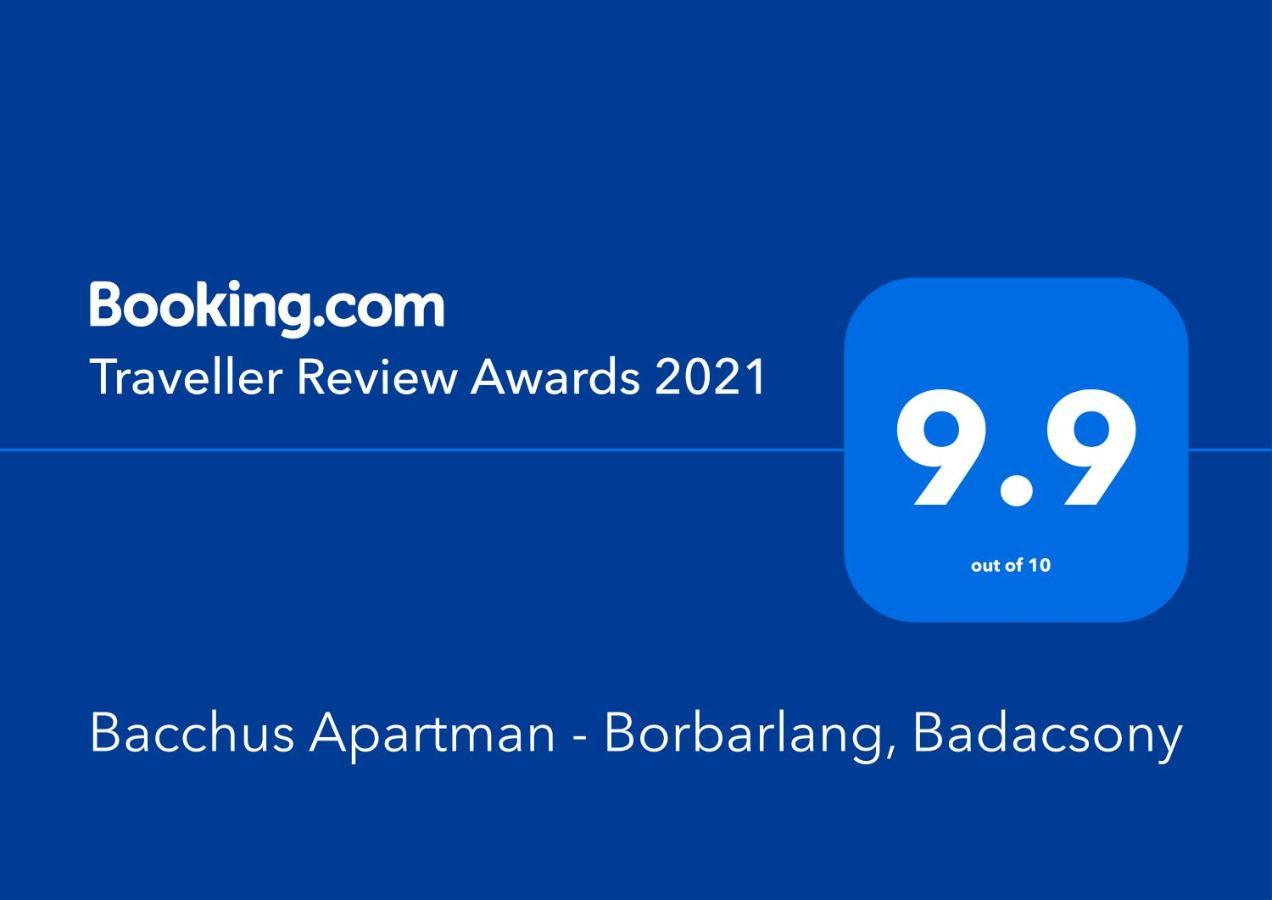 Bacchus Apartman - Borbarlang, Badacsony Badacsonytomaj Eksteriør billede